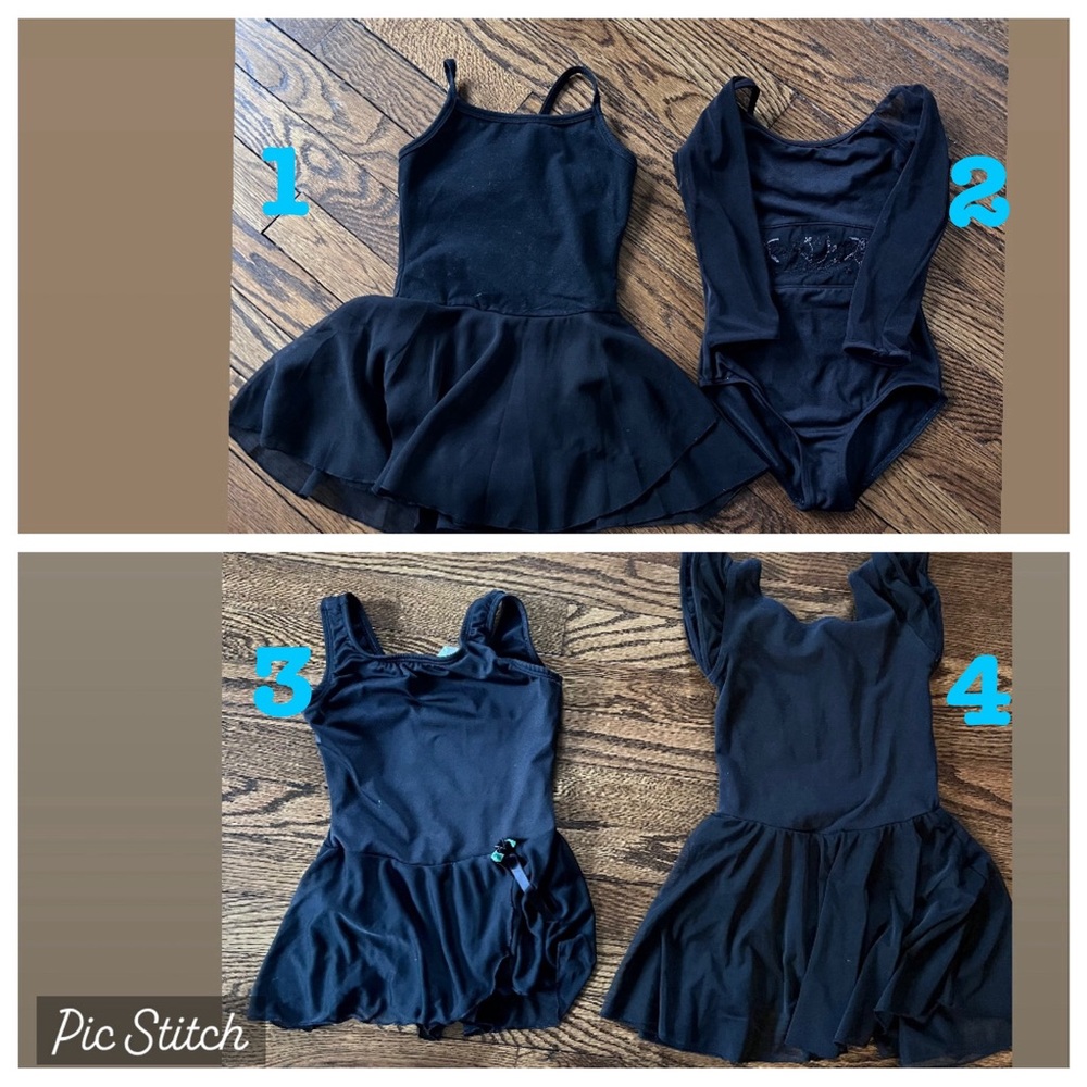 Black Dance Leotards - Grow with you!